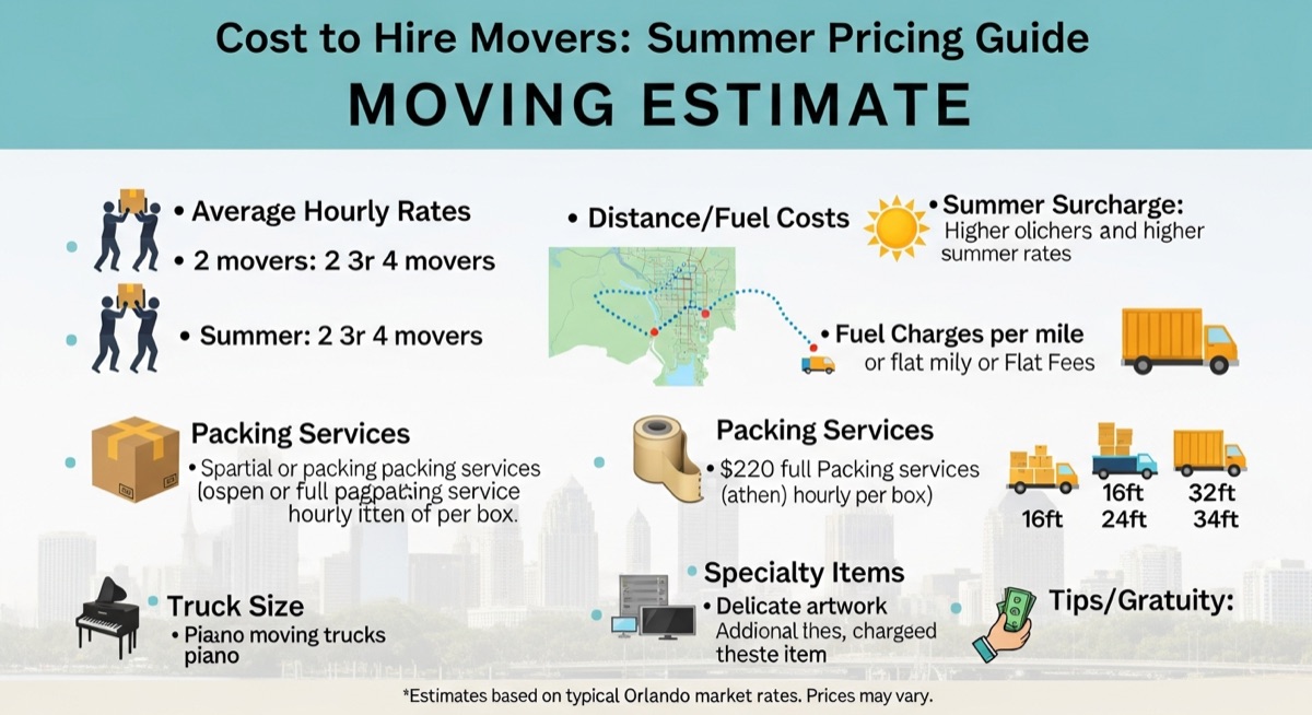 How Much Does It Cost to Hire Movers in Orlando