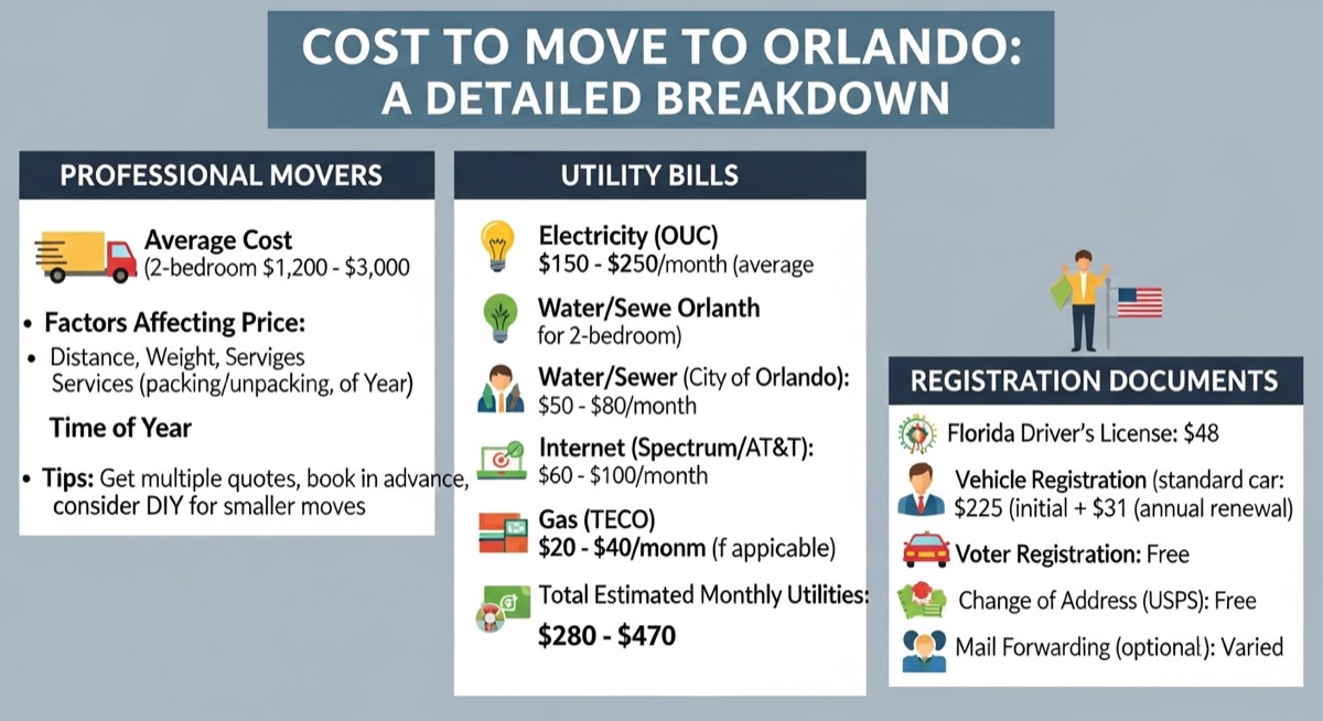How Much Does It Cost to Move to Orlando in 2026