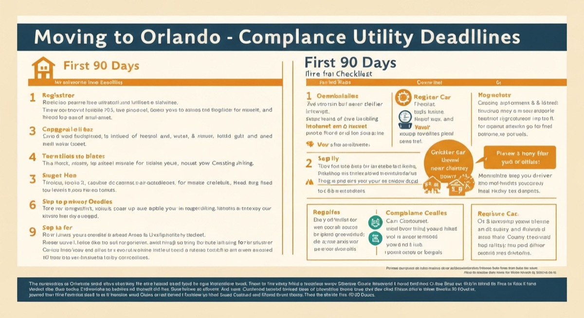 Moving to Orlando Checklist What to Do in Your First 90 Days